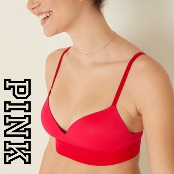 VICTORIA'S SECRET PINK- Wear Everywhere Wireless Lightly Lined B - Picture 2 of 7